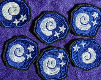 Fossil 45mm iron on patch