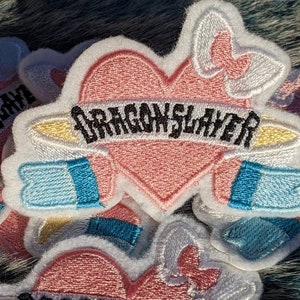 Dragon Slayer Sylveon iron on patch 85mm