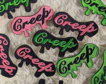 Creep drippy 95mm iron on patch