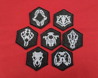 NEO TWEWY Noise emblems 45mm iron on patch