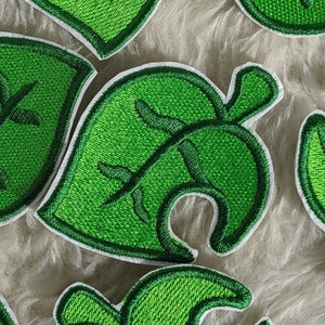 Leaf Logo 65mm iron on patch