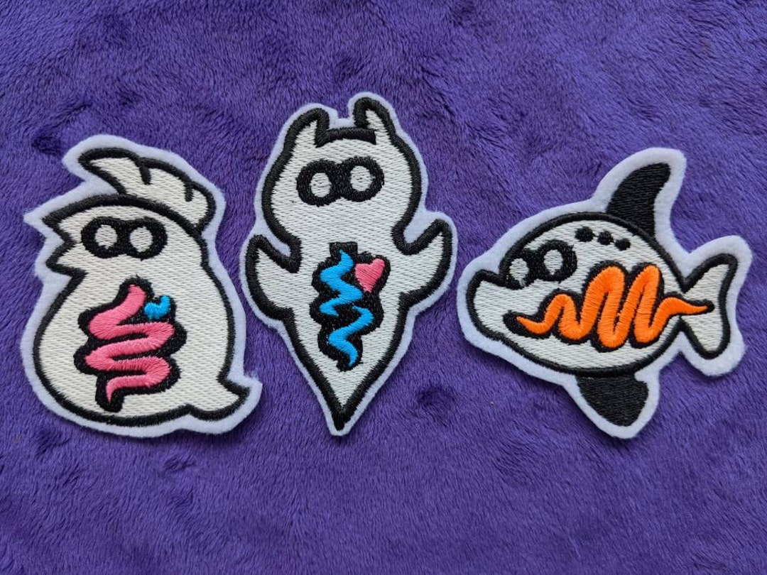 Splat Splatoween Graffiti Glow in the Dark Iron on Patch 80mm - Etsy