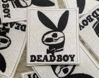 Deadboy Bunny parody 60mm iron on patch