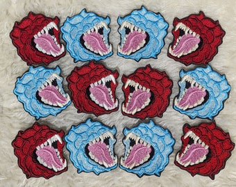 Coyote Rose 60mm Iron on patch