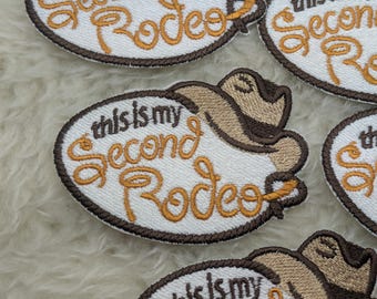 this is my second rodeo iron on patch