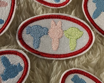 Fighting Kindergartners 85mm iron on patch
