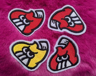 Splat Firefin Logo  Unofficial  60mm iron on patch
