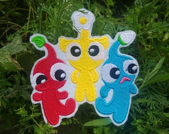Pikmin x PPG Fanart 105mm patch