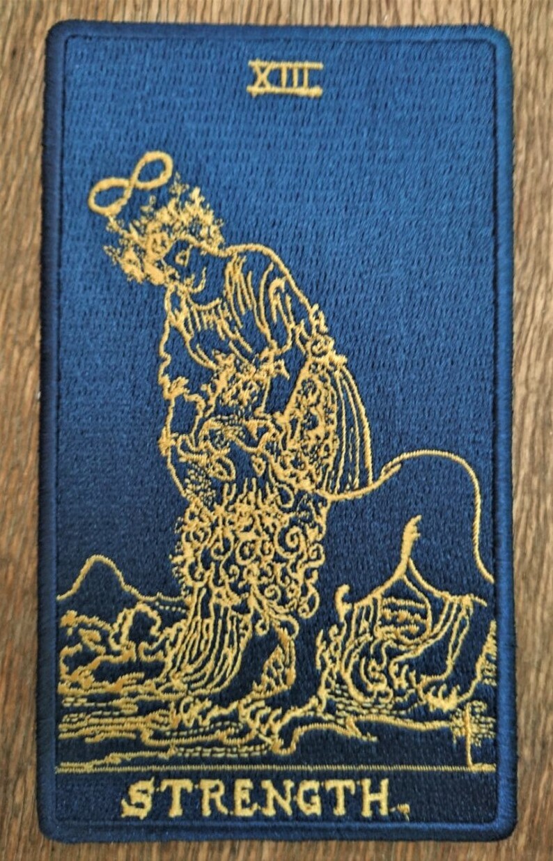 Cartes de tarot de motif de broderie HAUTE PRÊTRESSE, motif de broderie machine, téléchargement immédiat, patch occulte image 8