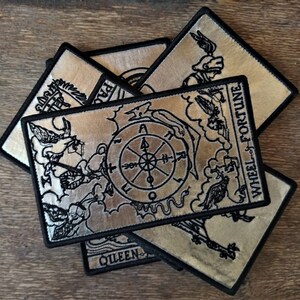 Cartes de tarot de motif de broderie HAUTE PRÊTRESSE, motif de broderie machine, téléchargement immédiat, patch occulte image 6