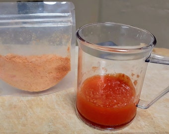 Papaya+carrot  Detox powder mixture
