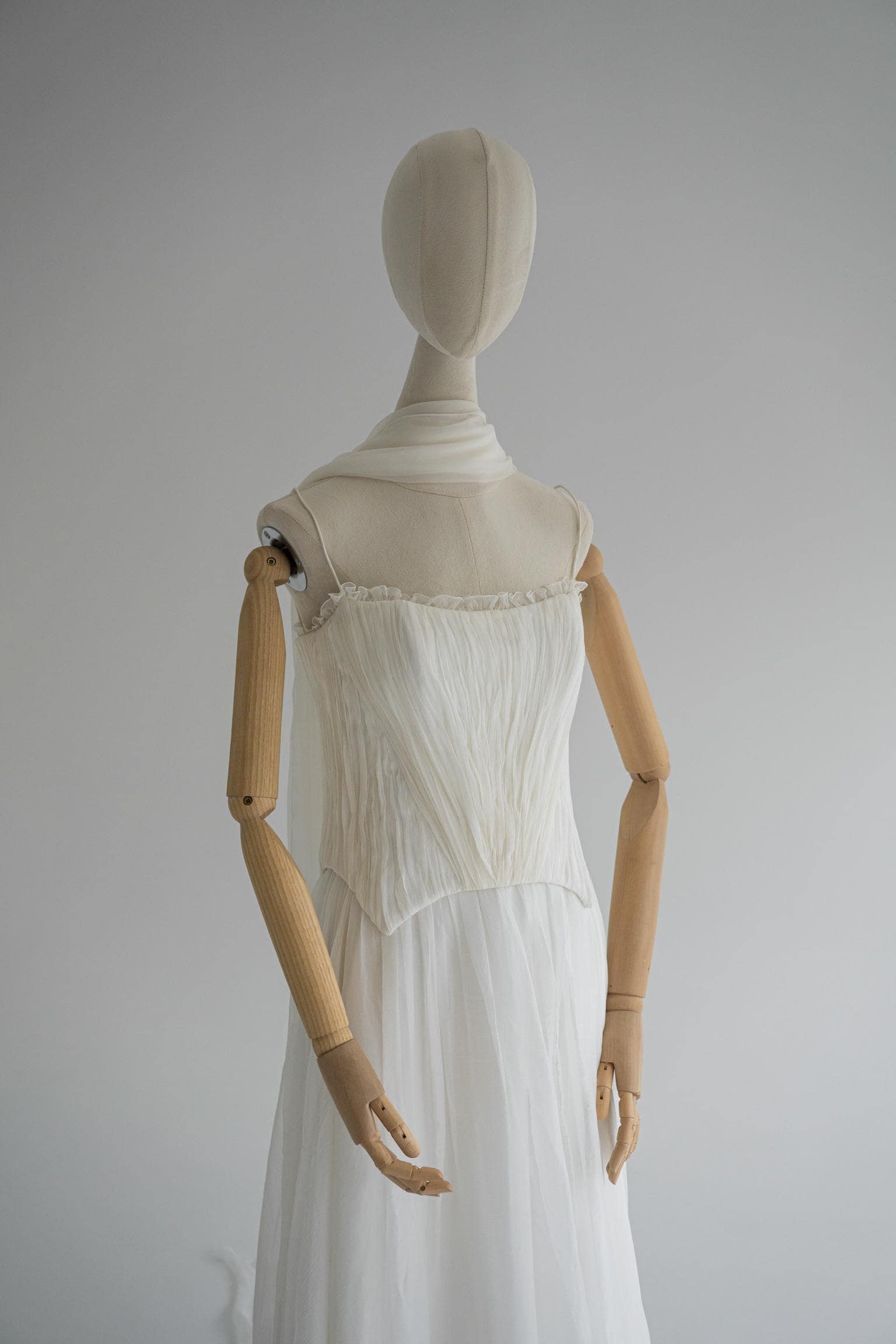 Elegant Silk Corset and Draped Skirt Set, Scarf Included, Luxury Evening Wear, Special Event Outfit, Sophisticated Dress