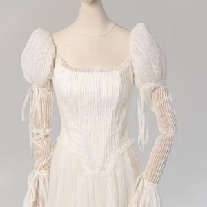 Modern Silk Wedding Dress, Handcrafted Bridal Gown, Custom Bride-to-Order Dress, Unique Wedding Attire