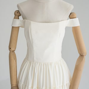 Ivory Taffeta Wedding Dress Set, Stylish Gown, Bridal Dress, Elegant Wedding Gown, Classic Bride