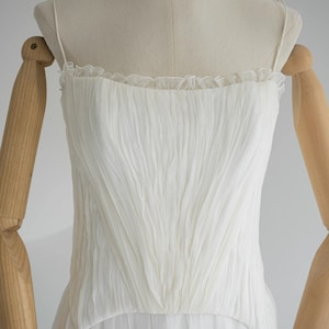 Seiden-Korsett und drapierter Rock-Set, Schal inklusive, Luxus-Event-Kleidung, elegantes Fotoshooting-Outfit, anspruchsvolles Mode-Set