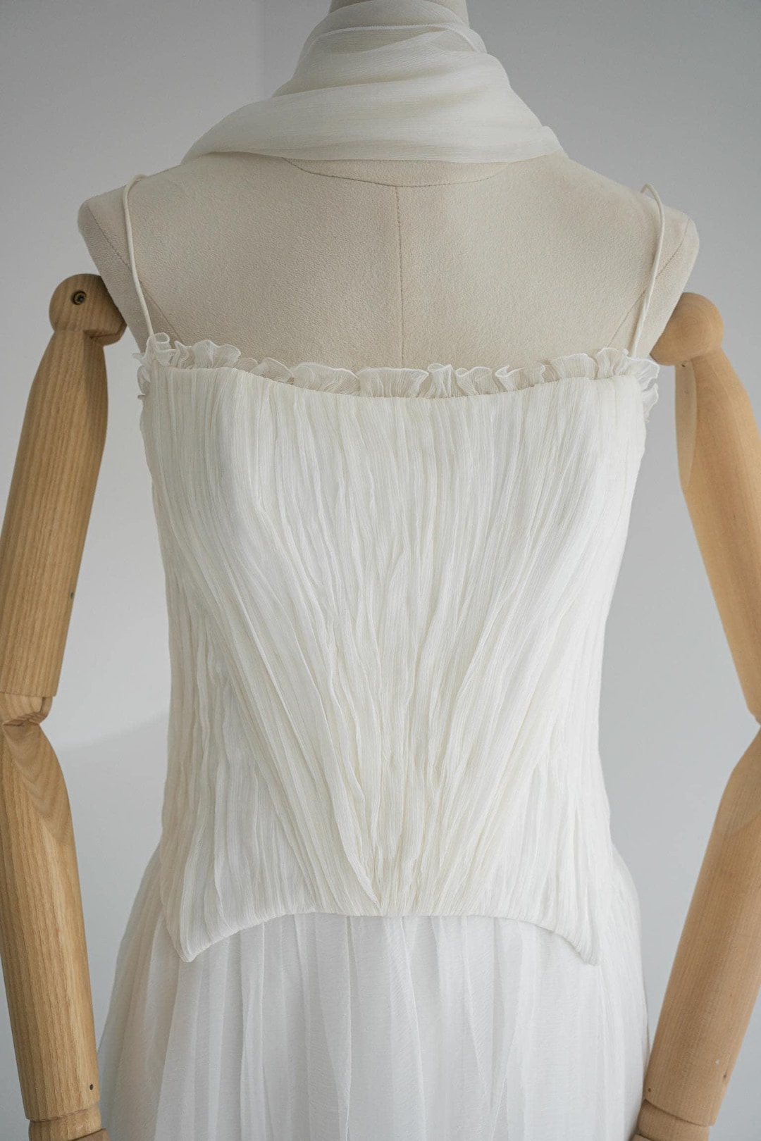 white christmas dresses Satin Corset Midi Dress main image 1