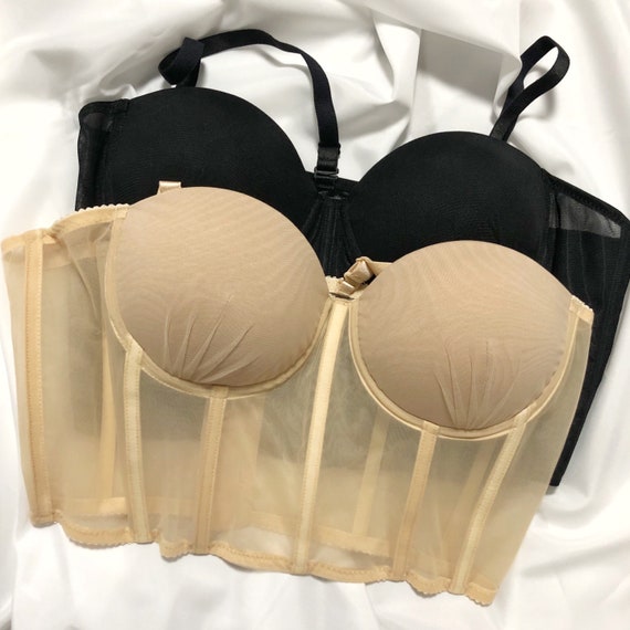 Buy Woman Beige Corset, Honeymoon Underwear, Wedding Bra, First Night  Underwear, Bustier, Corset, White Crop Top, Plus Size Underwear Online in  India 