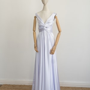 Silk Ivory Long Wedding Dress, Made to Order, Vintage Bridal Gown, Custom Bridal Dress