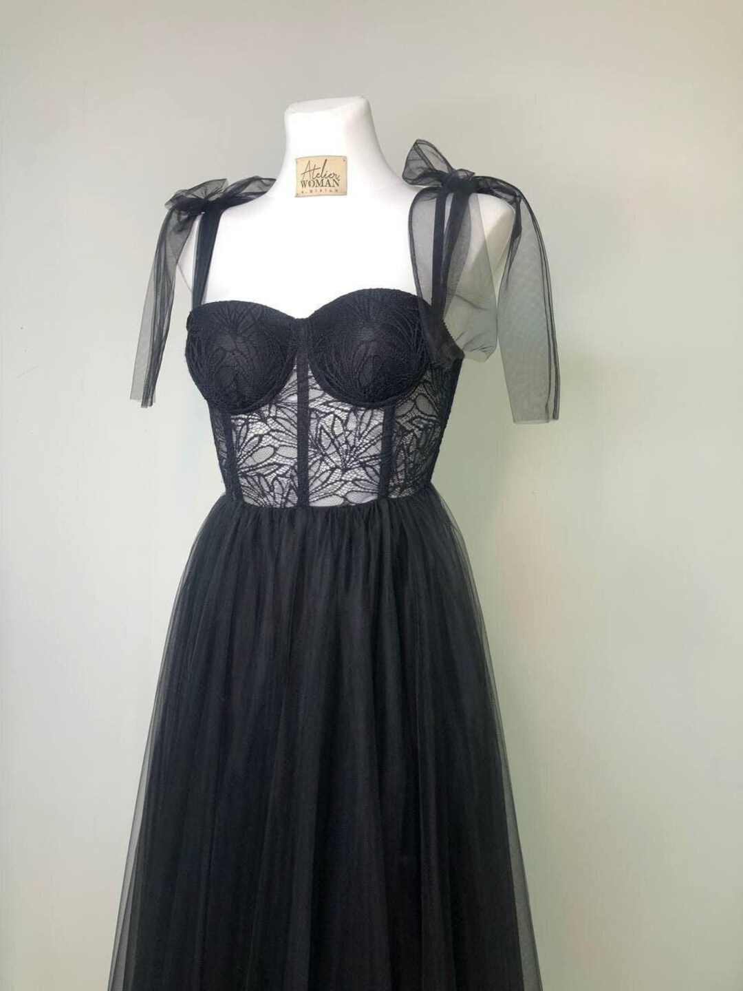 plus size a line dresses for wedding guest V-Neck A-Line Dress with Ruffled Hem Size:00 Black Mini Party Dress,Cocktail woo_import_9
