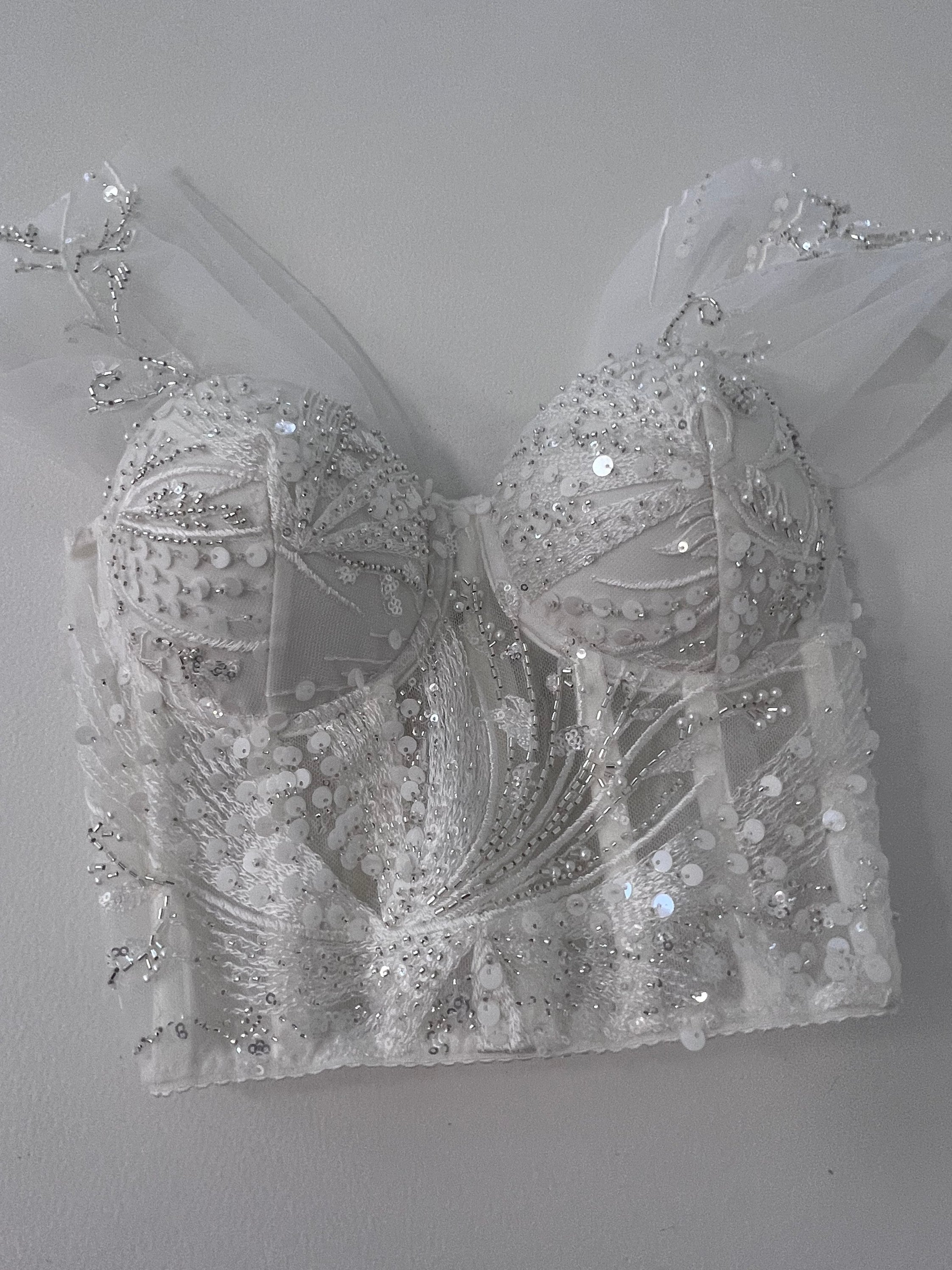 épine♡lace tulle bustier lace tulle bustier （2color） | épine