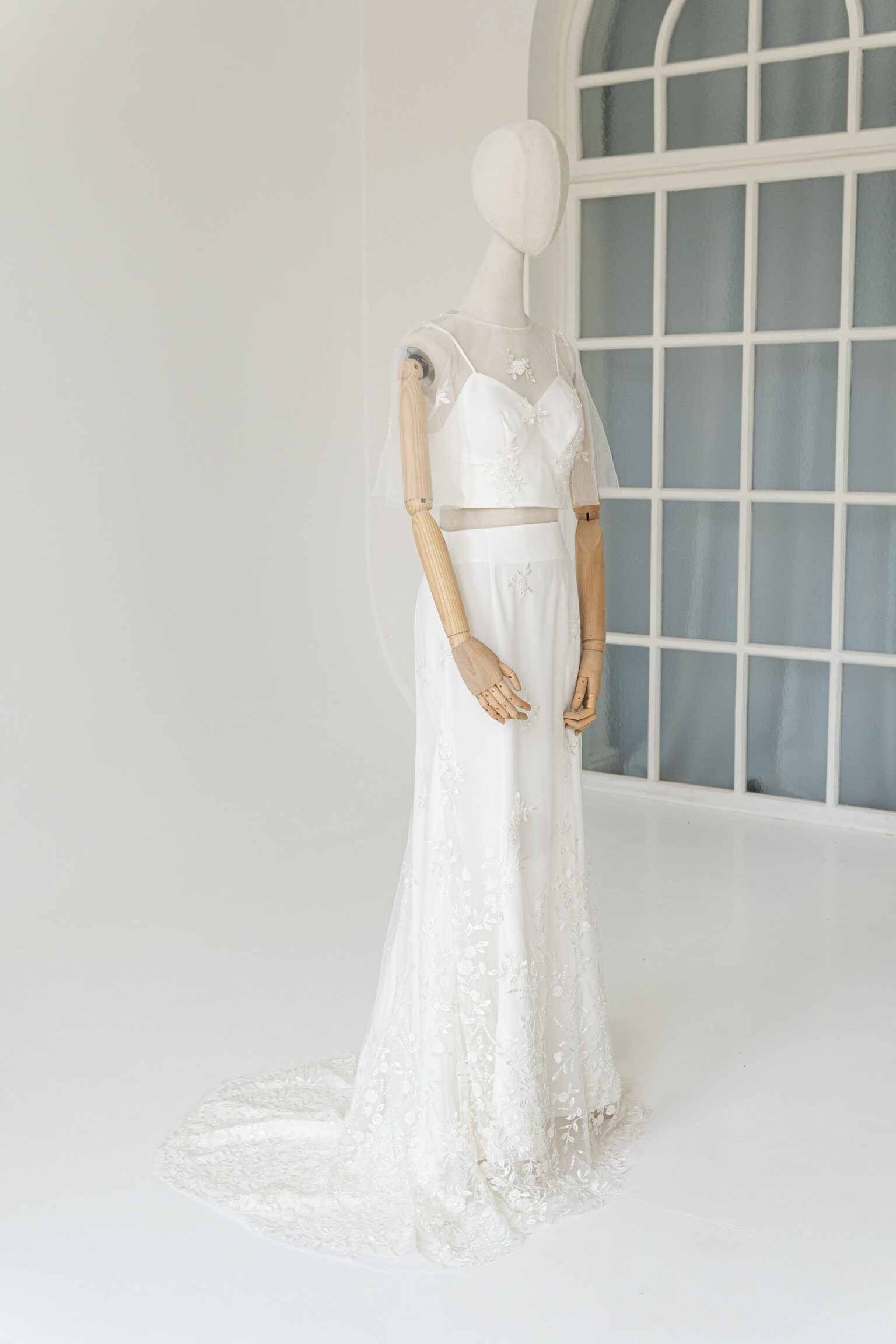 Flowy Corset Goddess Wedding Dress