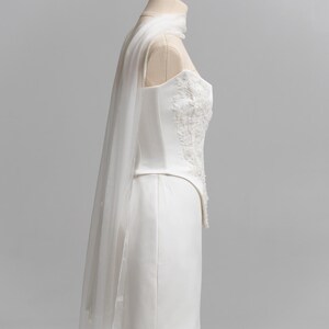 Beaded Corset Ensemble, Interchangeable Skirts, Premium Satin Corset, Refined Elegance, Metal Boning Support image 14