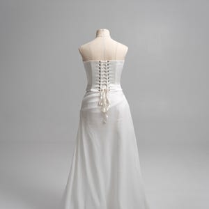 Beaded Corset Ensemble, Interchangeable Skirts, Premium Satin Corset, Refined Elegance, Metal Boning Support image 16