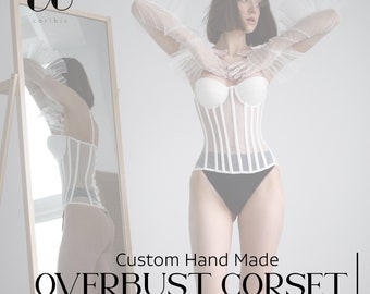 Estilo Corset Top, Bustier Personalizado, Cintura Cincher Feito à Mão, Lingerie Personalizável, Corpete Inspirado em Retro, Roupa Interior Sob Medida