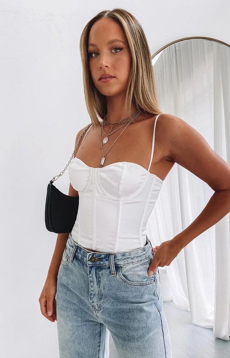 corset crop top forever 21