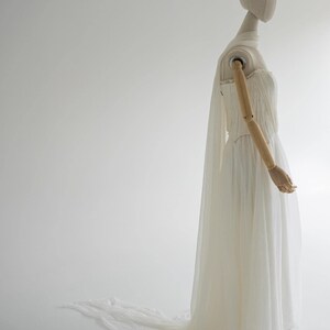 Elegant Silk Corset and Draped Skirt Set, Scarf Included, Luxury Evening Wear, Special Event Outfit, Sophisticated Dress image 6