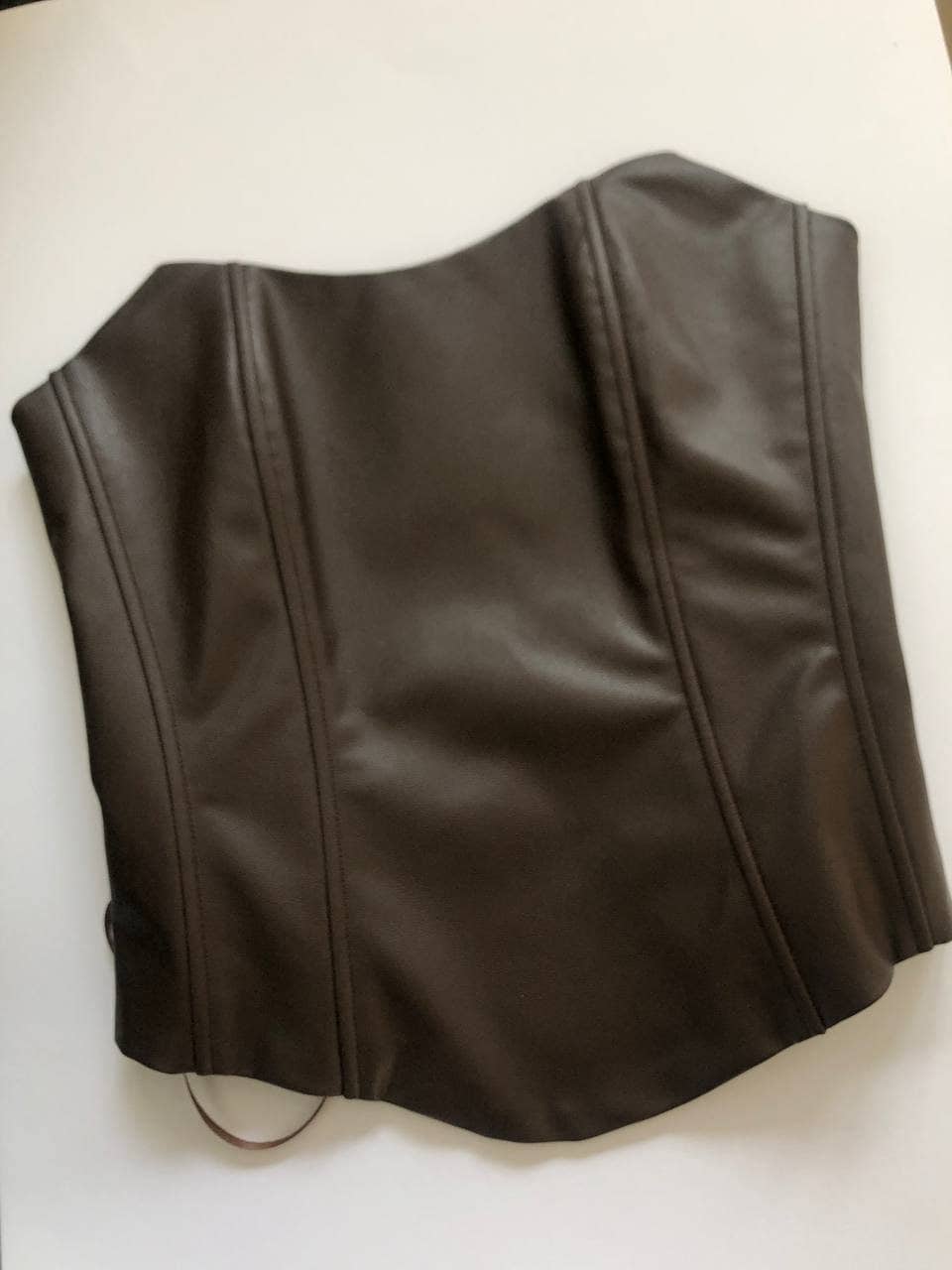 Buy Fake Leather Overbust Brown Corset Top, Plus Size Corset Trainer, Corset  Waist Training, Corset Lacing, Tightlacing Corset, Overbust Corset Online  in India 