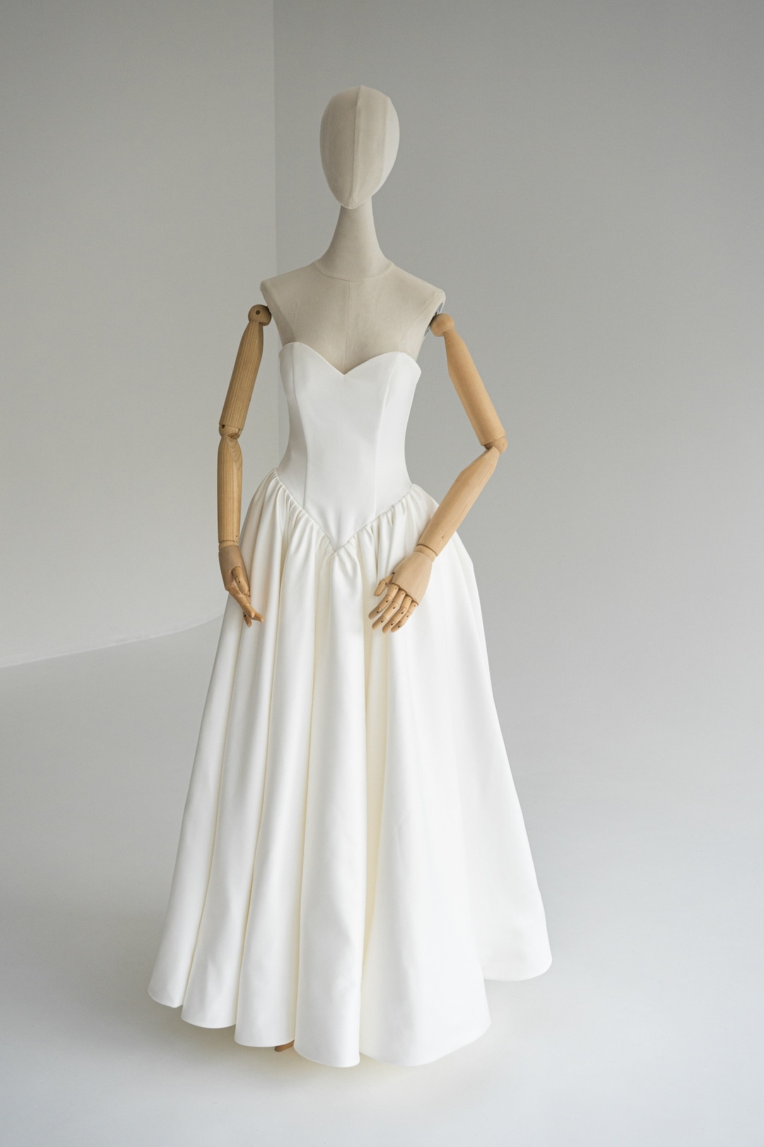 Simple Short Mini Satin Wedding Party Dress