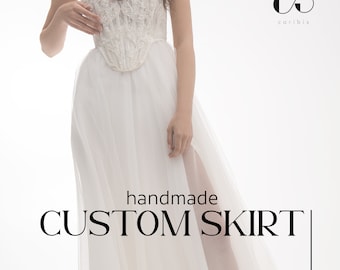 Custom Wedding Skirt, Personalized Skirt, Unique Skirt, Party Skirt, Prom Skirt, Design Your Own Skirt, Design Your Wedding Skirt