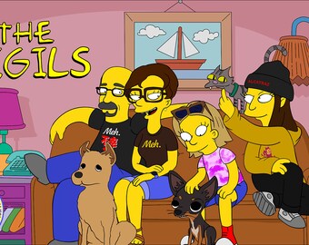 Simpson Portrait Etsy