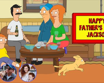 Bobs Burgers Portrait Etsy
