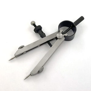 Divider Compass Calliper Gauge 5 Jewellery Marking Centre Pin Making Circle Tool image 1