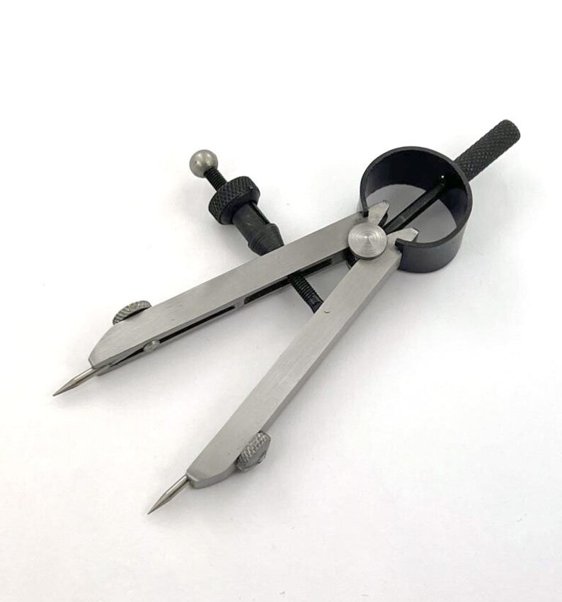 Divider Compass Calliper Gauge 5 Jewellery Marking Centre Pin Making Circle Tool image 1