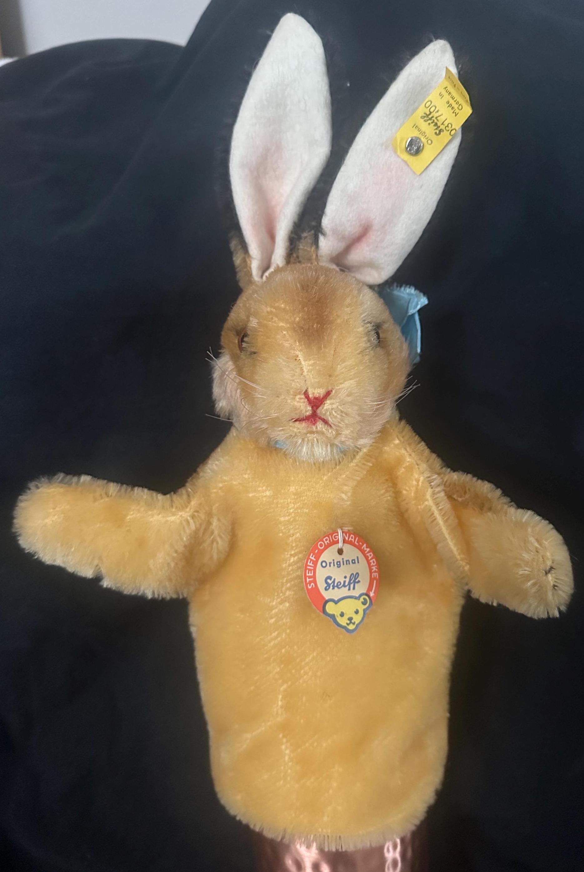 Steiff Rabbit Puppet - Etsy