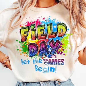 Field Day PNG, Let the Games Begin 2025 PNG, Colorful School Field Day Design, Fun Kids Field Day Png, Teacher Field Day, School Png