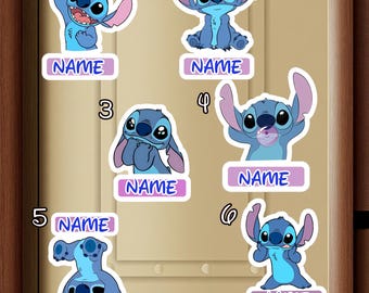 Imanes personalizados de Lilo y Stitch para cruceros, Stitch Cruise, imanes de verano de Stitch, imanes de cruceros DCL, imanes de Stitch, imán de crucero de Stitch