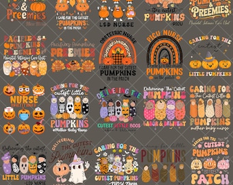20+ Delivering The Cutest Pumpkins Nurse Halloween Png Bundle, Labor And Delivery Nurse Png,Funny Nicu Nurse Halloween Png,Nurse Thankgiving