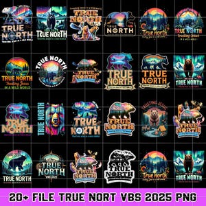 20+ True North VBS Clipart Bundle, Vacation Bible School, Vbs Sublimation Design, VBS Digital Download, Christian Summer Camp, Religious Png