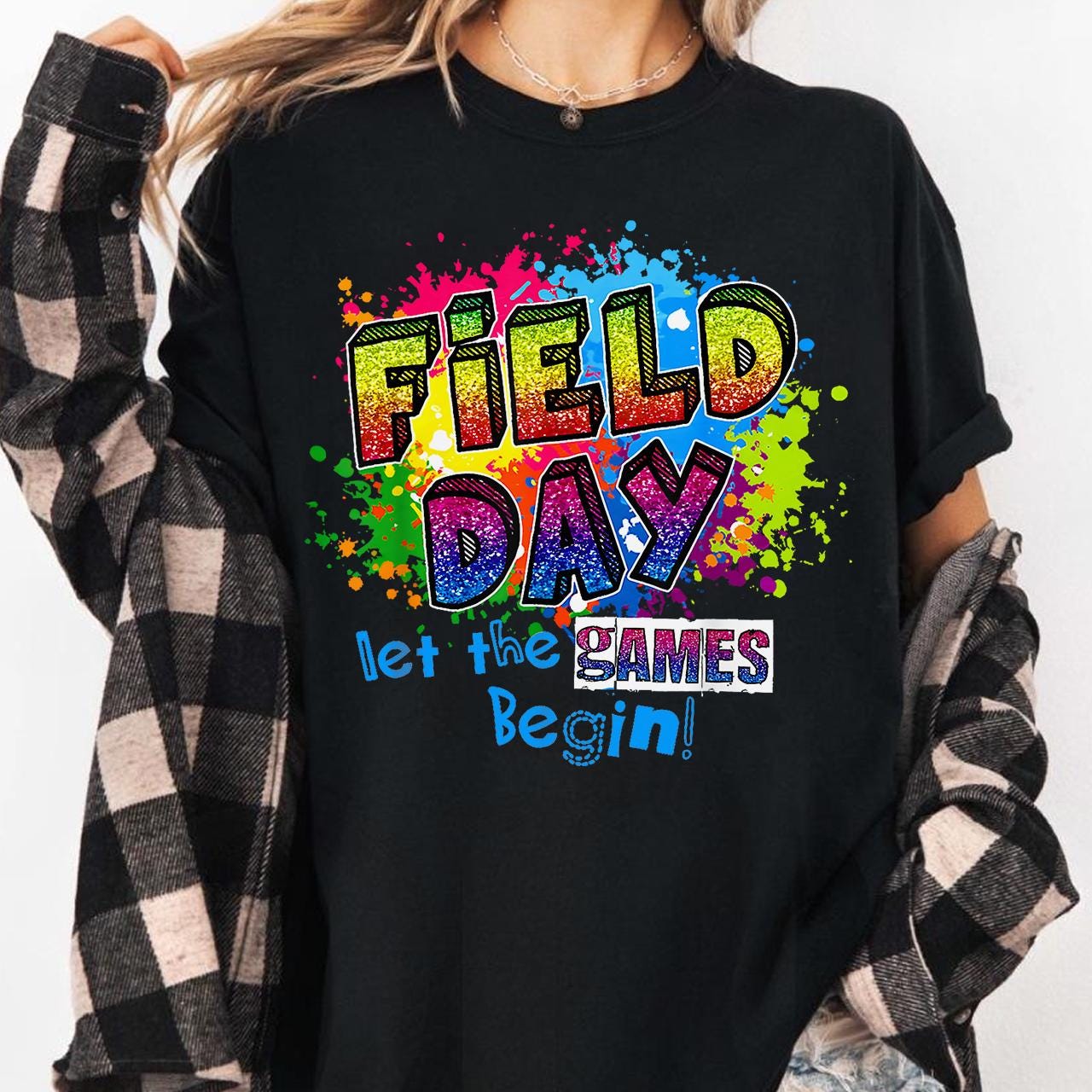 Field Day PNG, Let the Games Begin 2025 PNG, Colorful School Field Day ...