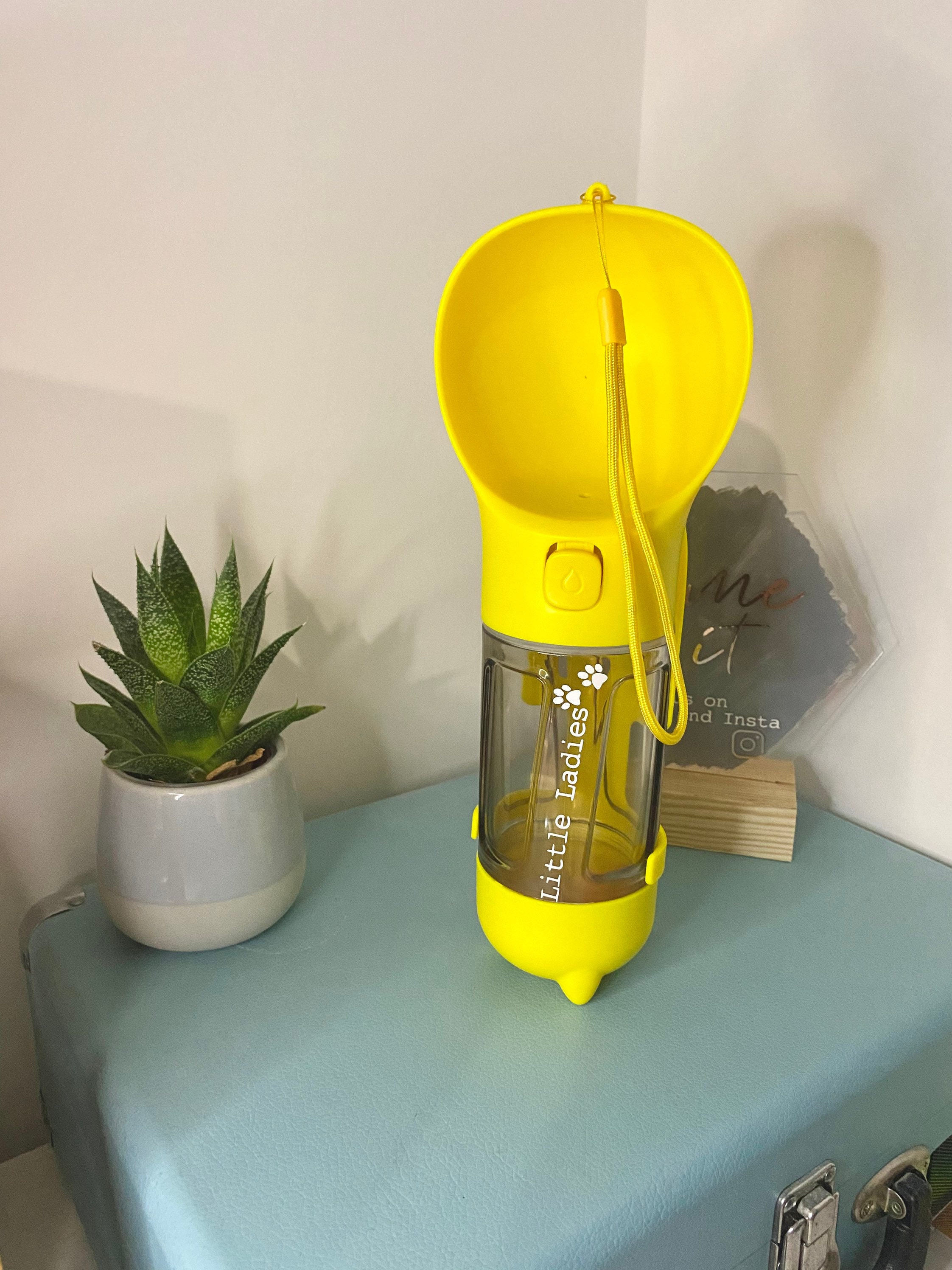 Personalised Portable Dog Water Bottle With Poop Scoop and Bags Etsy