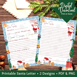 Druckbare Brief an den Weihnachtsmann, Kinder Weihnachtswunschliste, Weihnachtsmann Brief, Weihnachten, Lieber Weihnachtsmann Brief Vorlage, Weihnachtsfeier Aktivitätsseiten