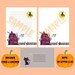 Cute Halloween Stationery for Kids Haunted House Letter - Etsy