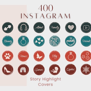 Instagram Highlight Covers Boho IG Story Cover Fall Highlights Covers for Instagram Template IG Icons Insta Minimalist Lifestyle Highlights