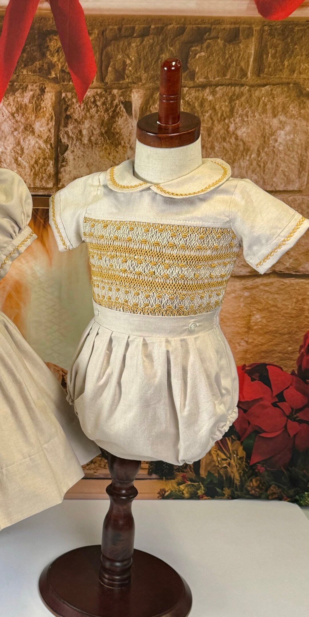 Emma Smocked Bishop Dress