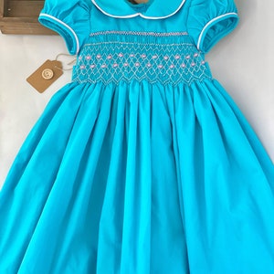 Smocked Embroidery Dress Bishop Dress Formal Dress - Etsy