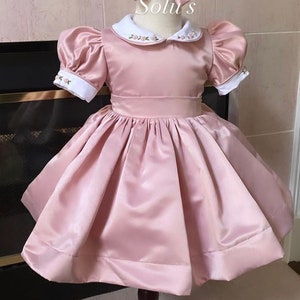 Honey Comb Bishop Dress